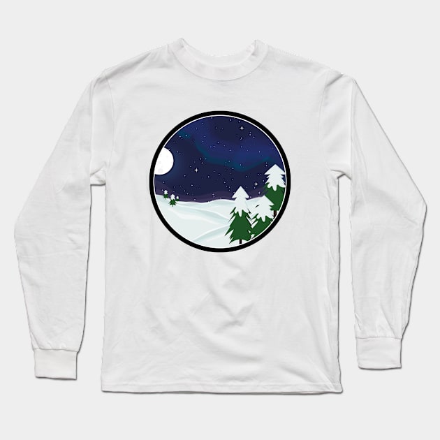 Aurora Long Sleeve T-Shirt by Cilcreates